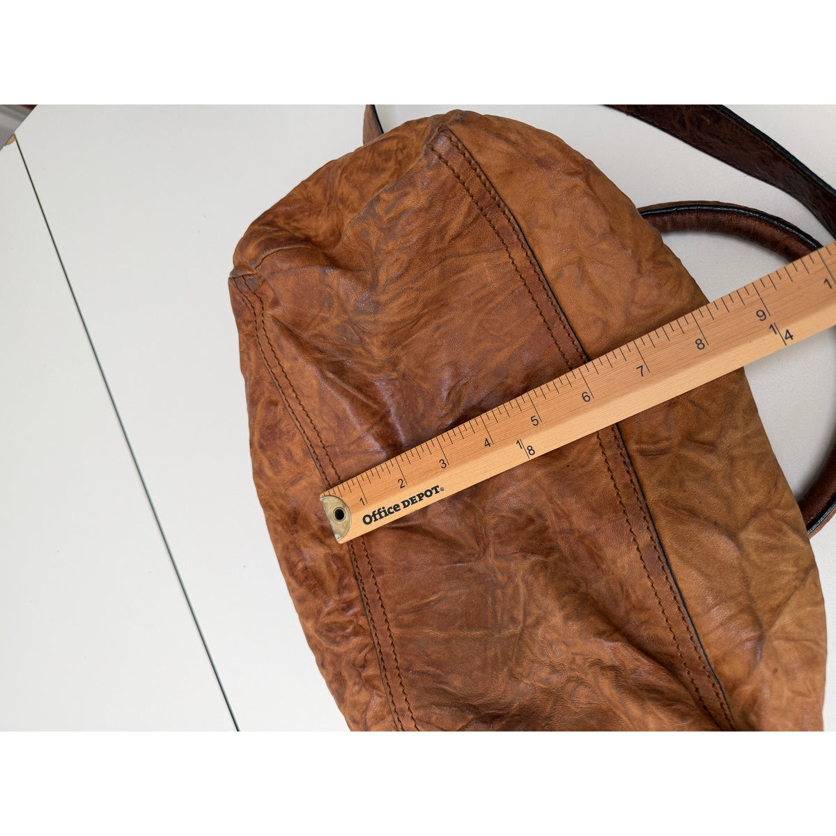 Givenchy Cognac Brown Zip Satchel Bag Women's