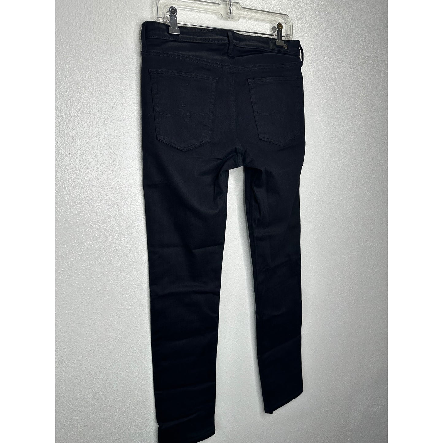 AG The Harper Essential Straight Leg Black Jeans 30R