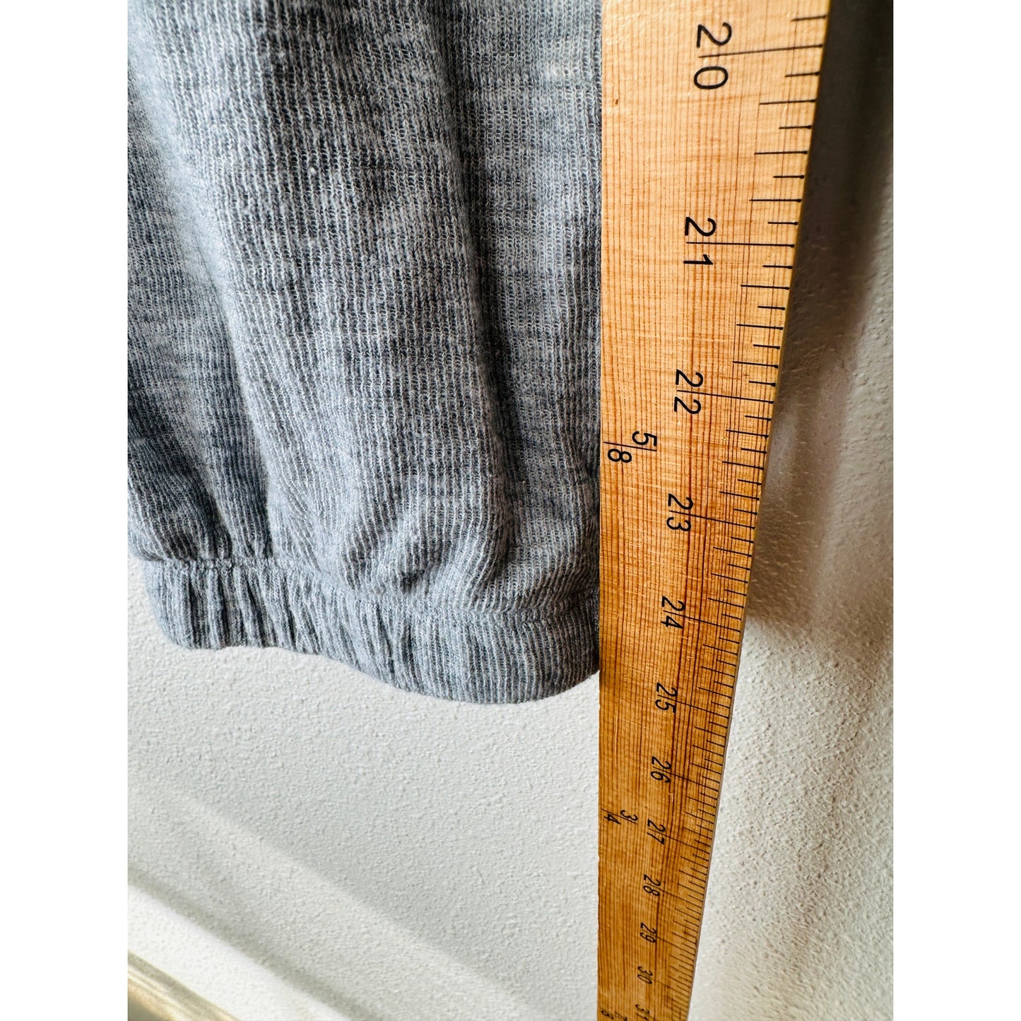 Vintage Havana Gray Crew Neck Utility Jersey Top & Cargo Sweat Pants M