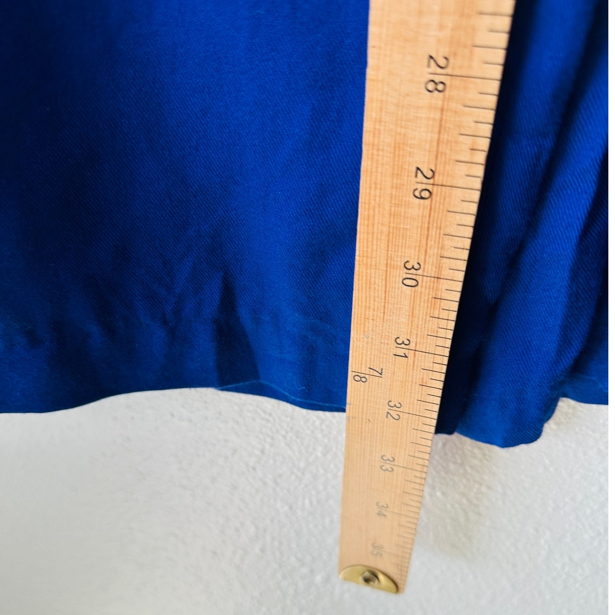 Twelfth Street Royal Blue Palazzo Wide Leg Pants w/ Pockets S