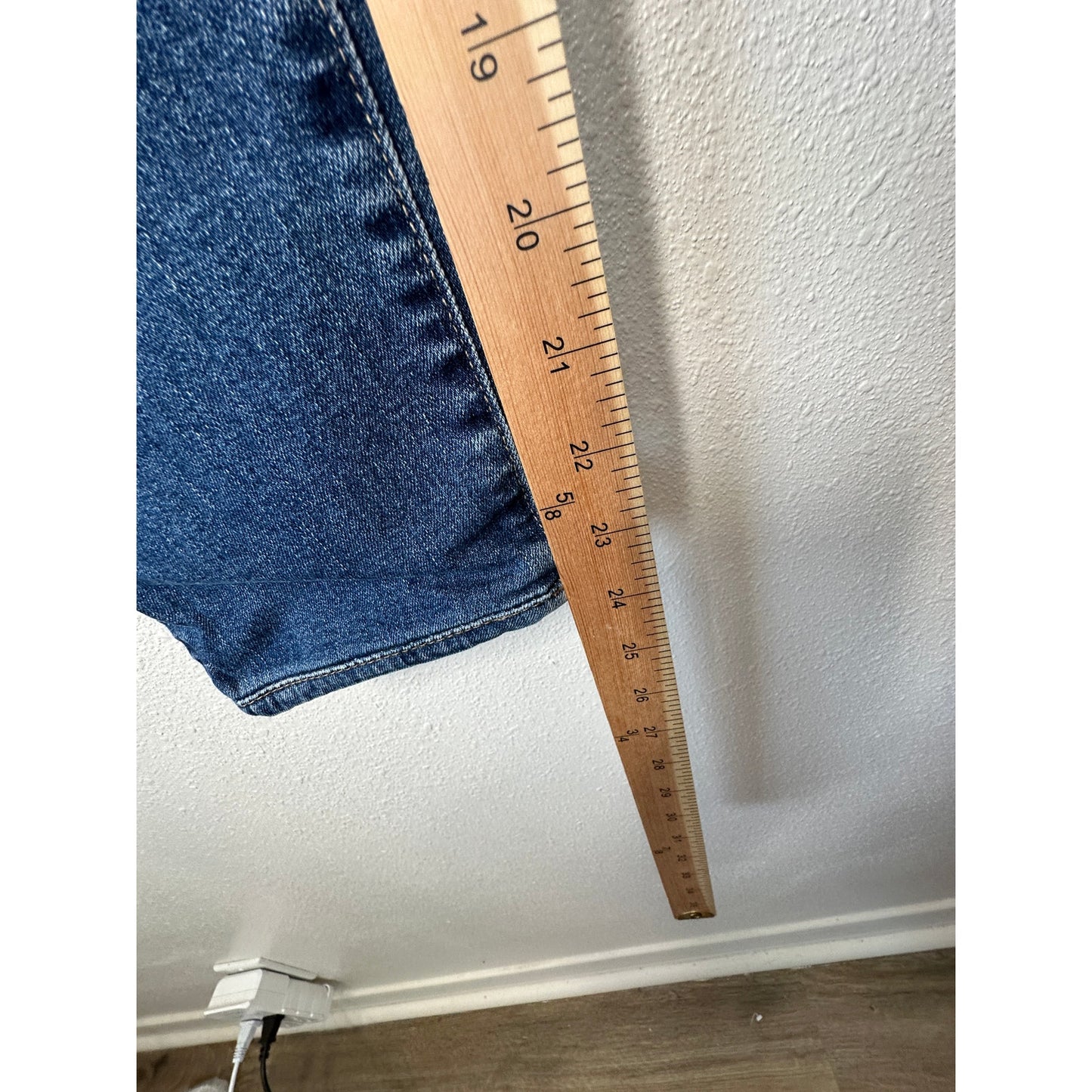 AG Dark Wash Whiskered Prima Cigarette Leg Jeans 30