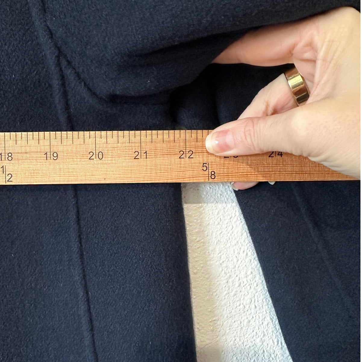 S MaxMara Cucio Amano Navy Angora Wool Blend 3-Button Blazer 12