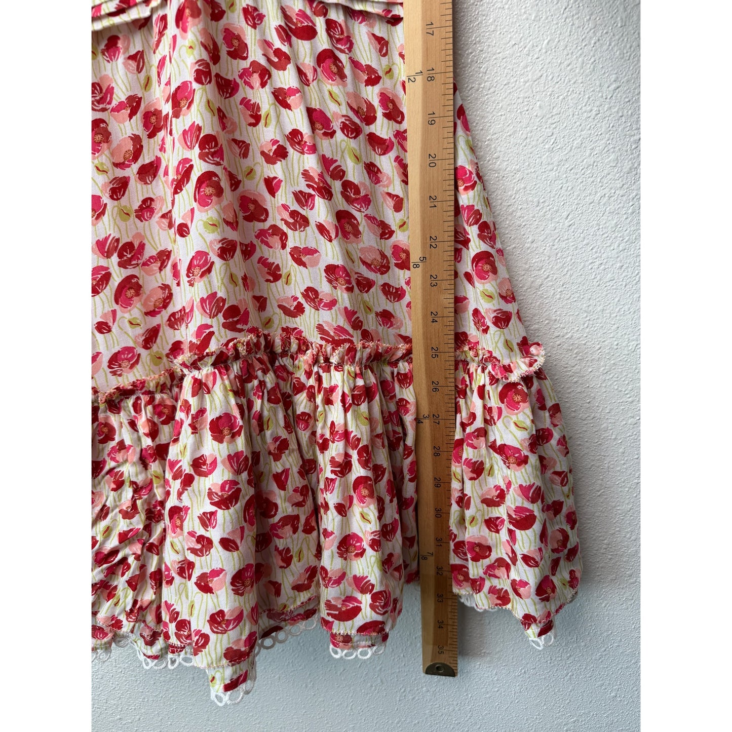 NWT Poupette St Barth Bruna Red Floral Mini Dress US XS