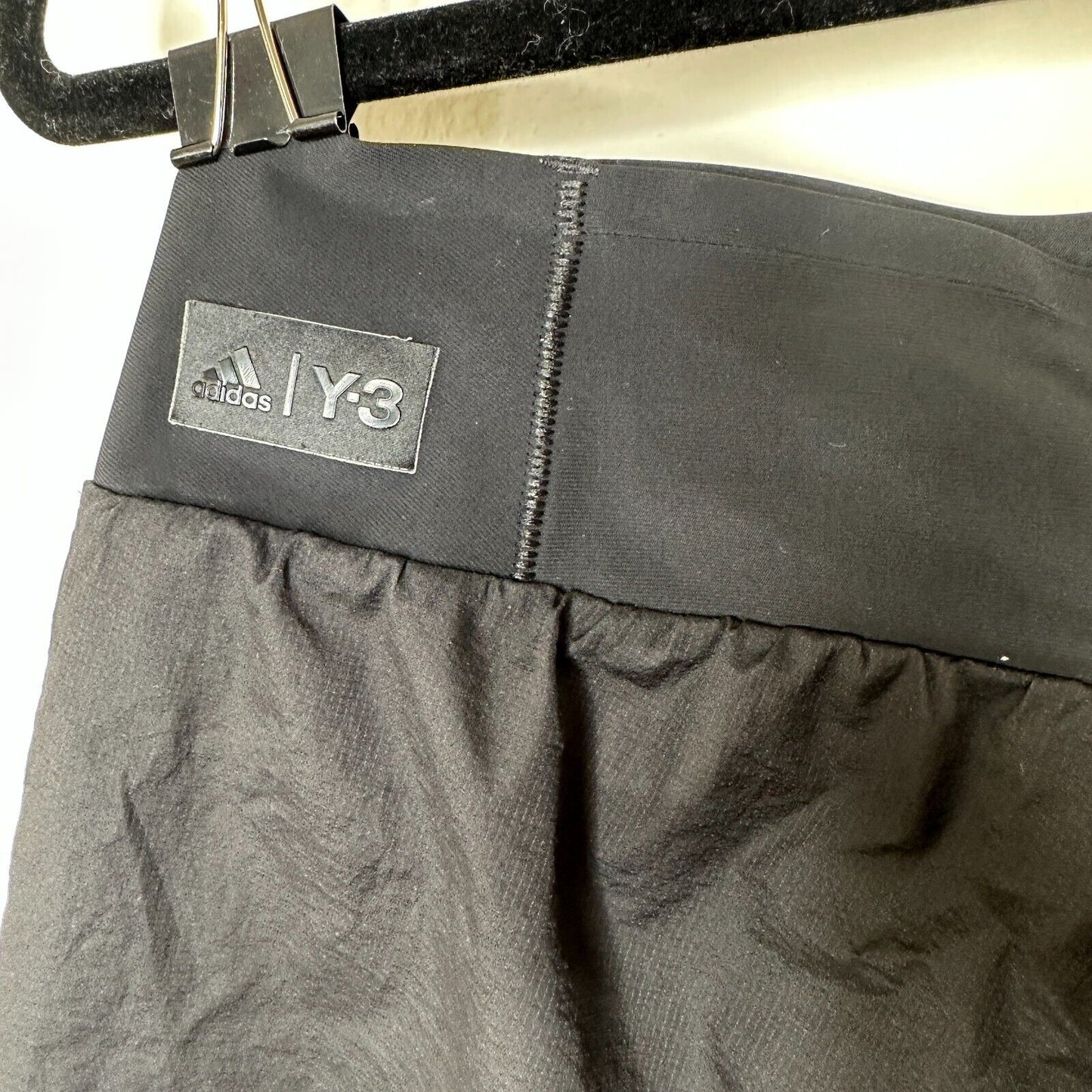 Adidas Y-3 Yohji Yamamoto Sport Spring Sheer Black Lightweight Tech Shorts S