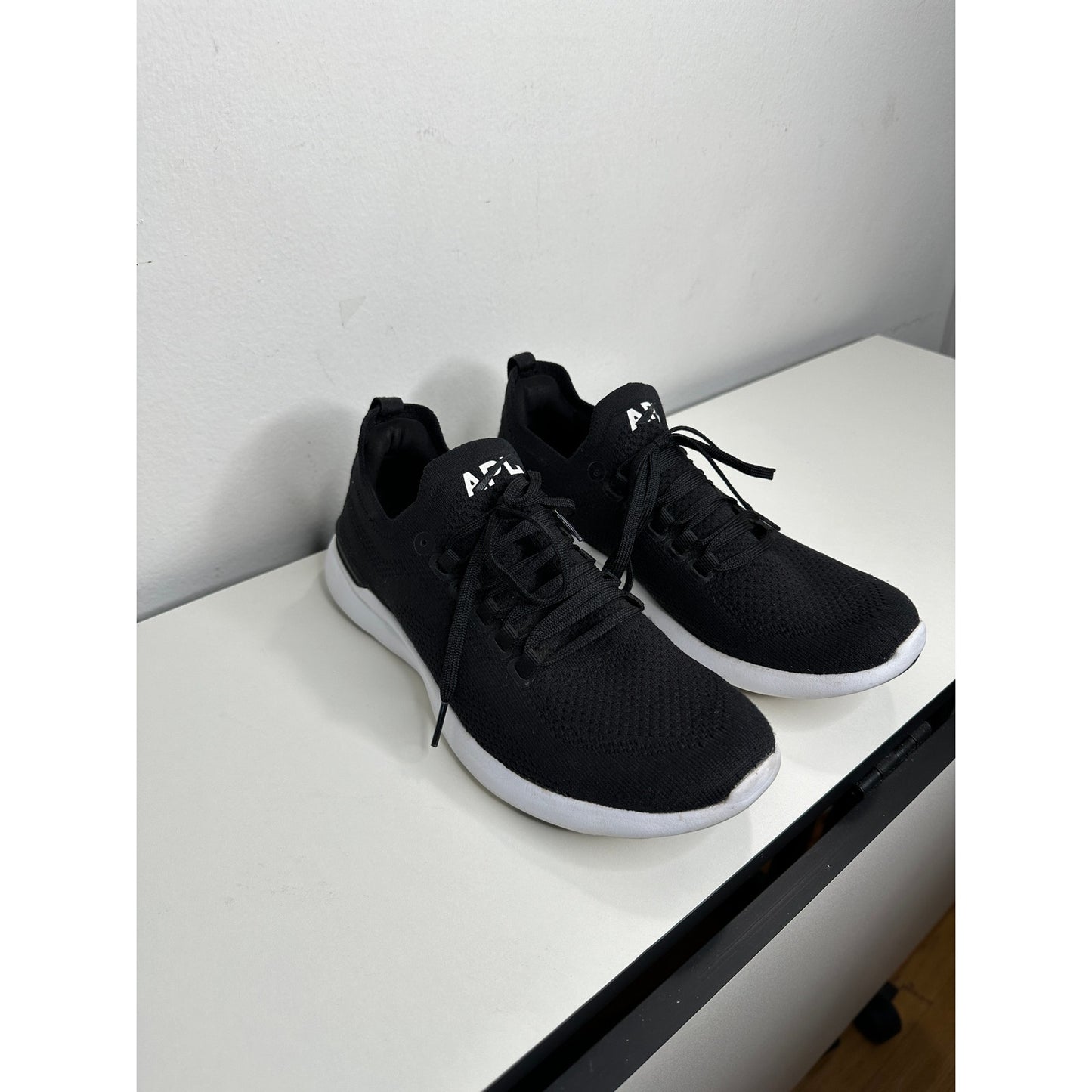 APL TechLoom Breeze Midnight Jungle Black & White Running Shoe 9