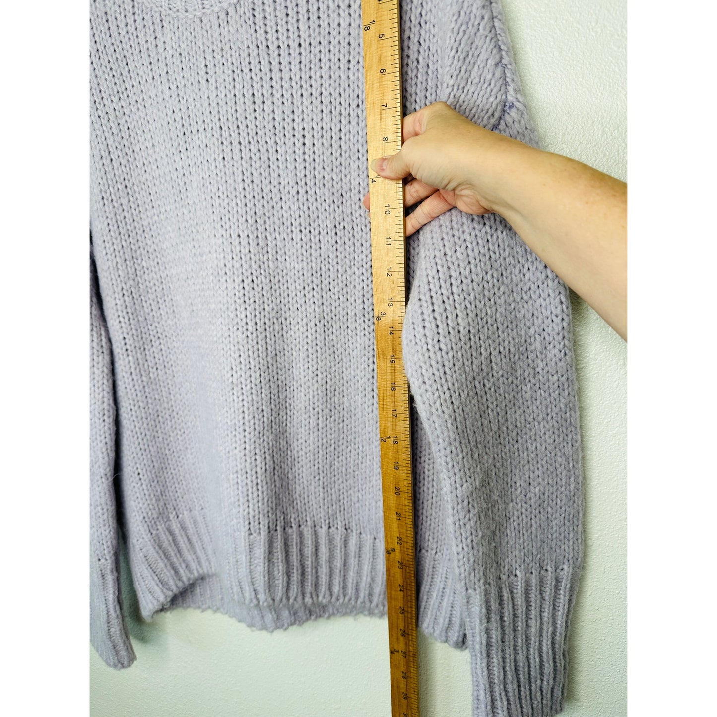 Sanctuary Purple Telluride Pullover Chunky Knit Long Sleeve Sweater S