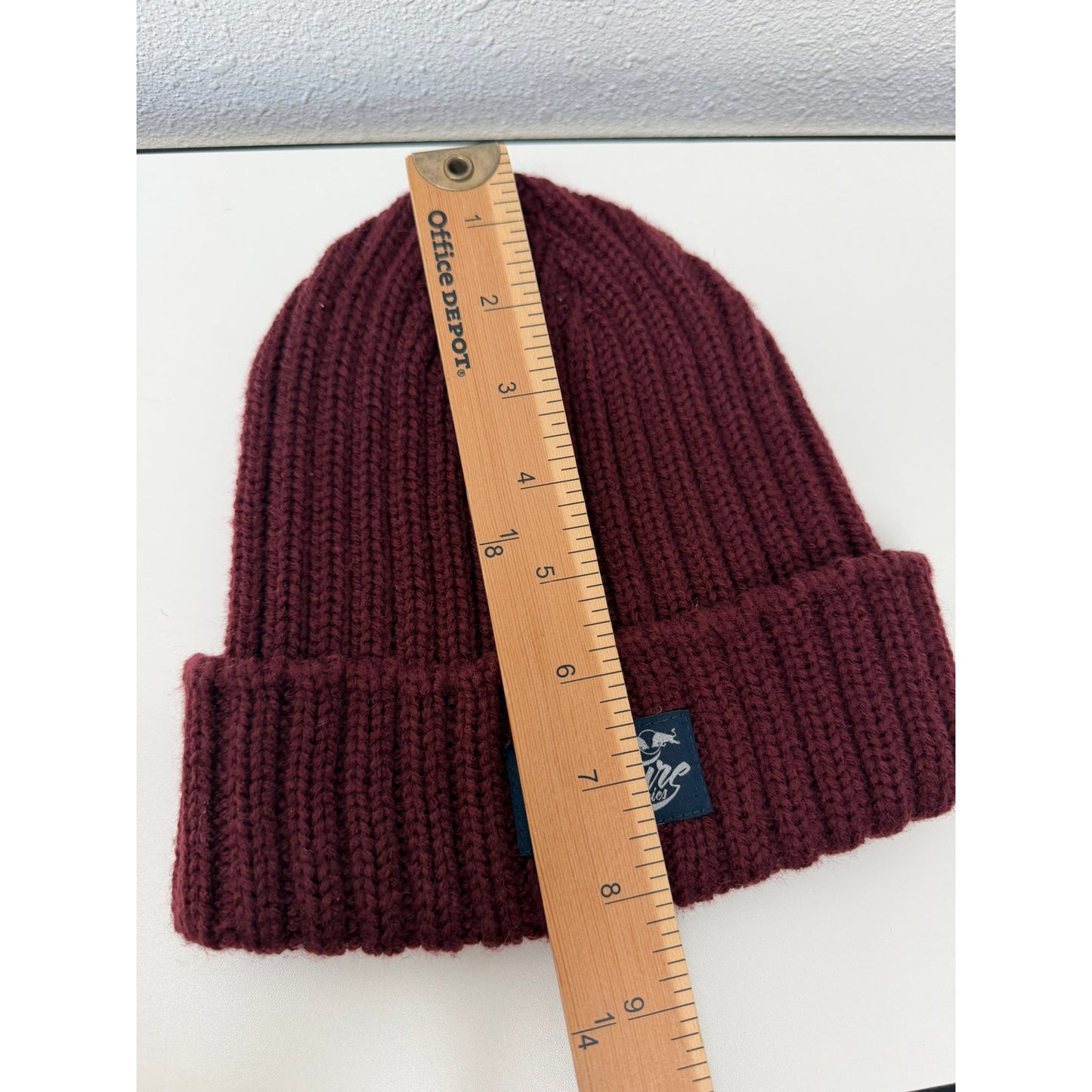 Red Bull Signature Burgundy Knit Beanie Unisex OS