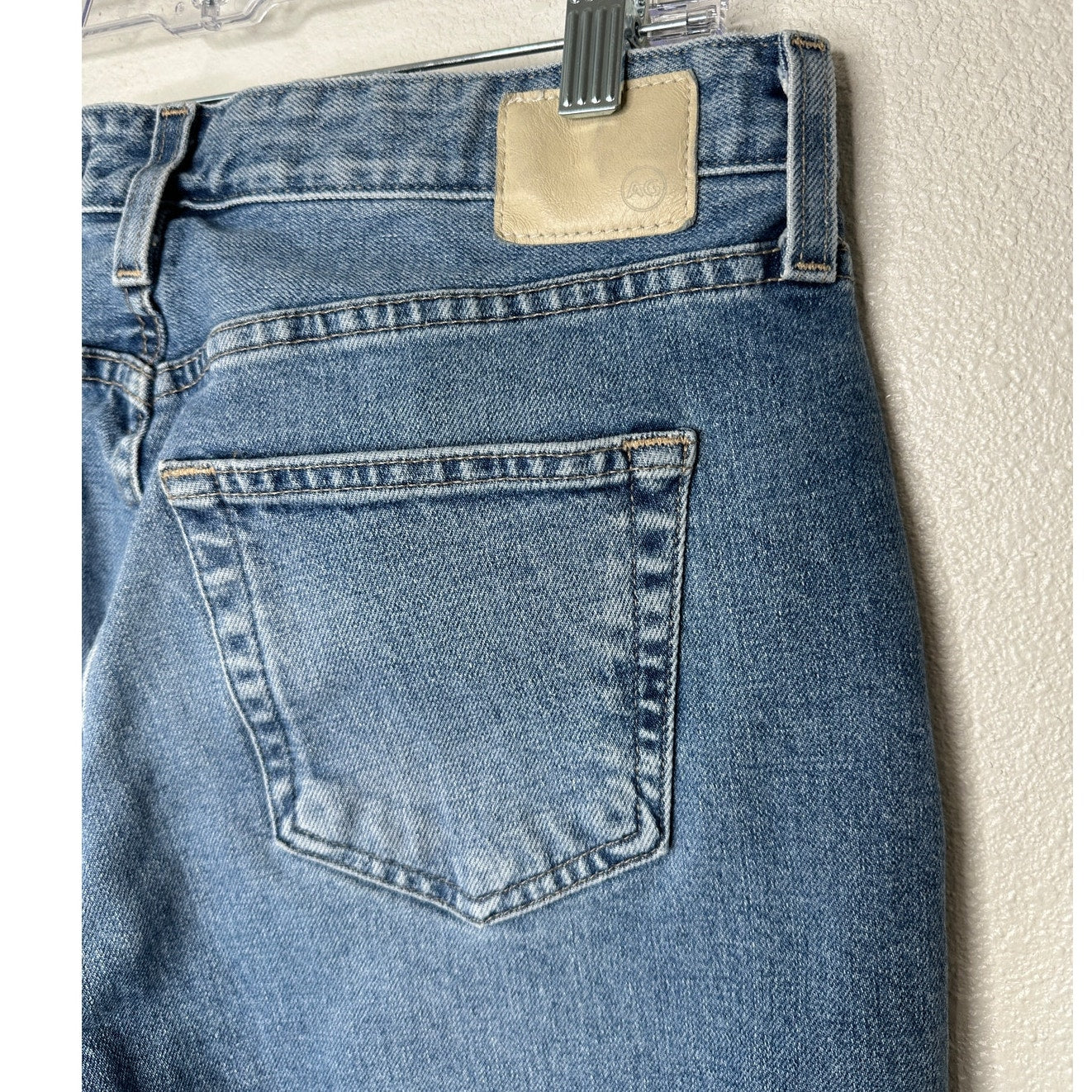 Adriano Goldschmied Ex-Boyfriend Slouchy Slim Raw Hem Medium Wash Jeans