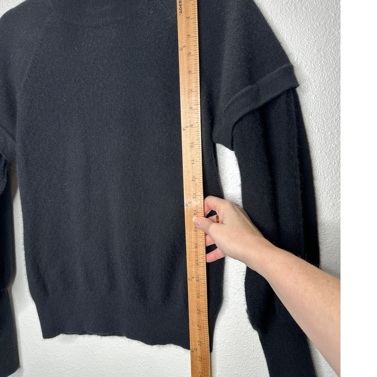 Jonathan Simkhai Black Mackenzie Mock Neck Cashmere Sweater