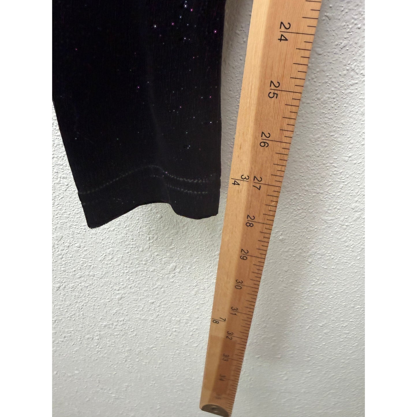 NWT RARE Cali Sun & Fun Black Stardust Leggings Womens L