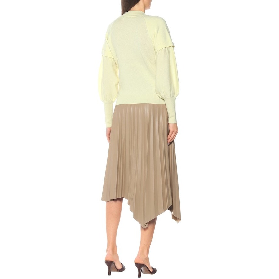 Jonathan Simkhai Black Mackenzie Mock Neck Cashmere Sweater