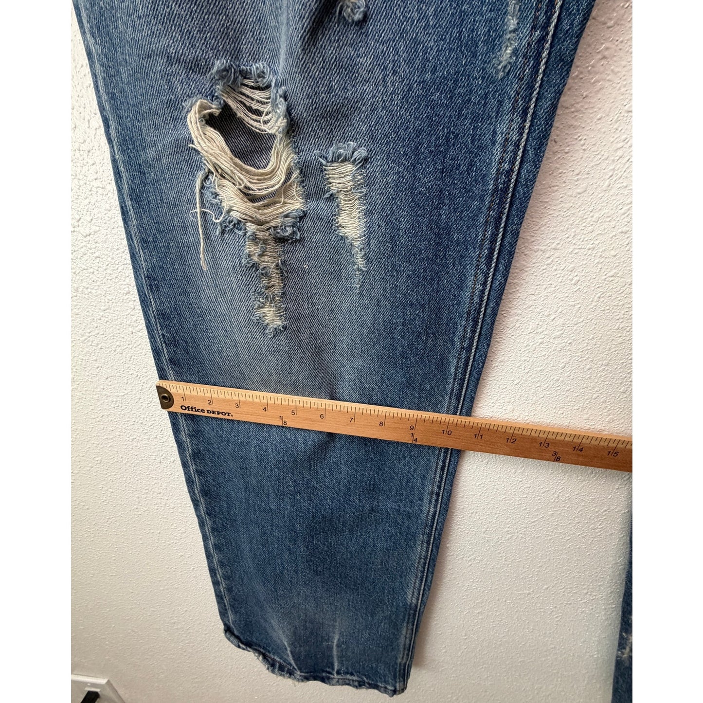Dolce & Gabbana Men's 36 Blue Distressed Jeans