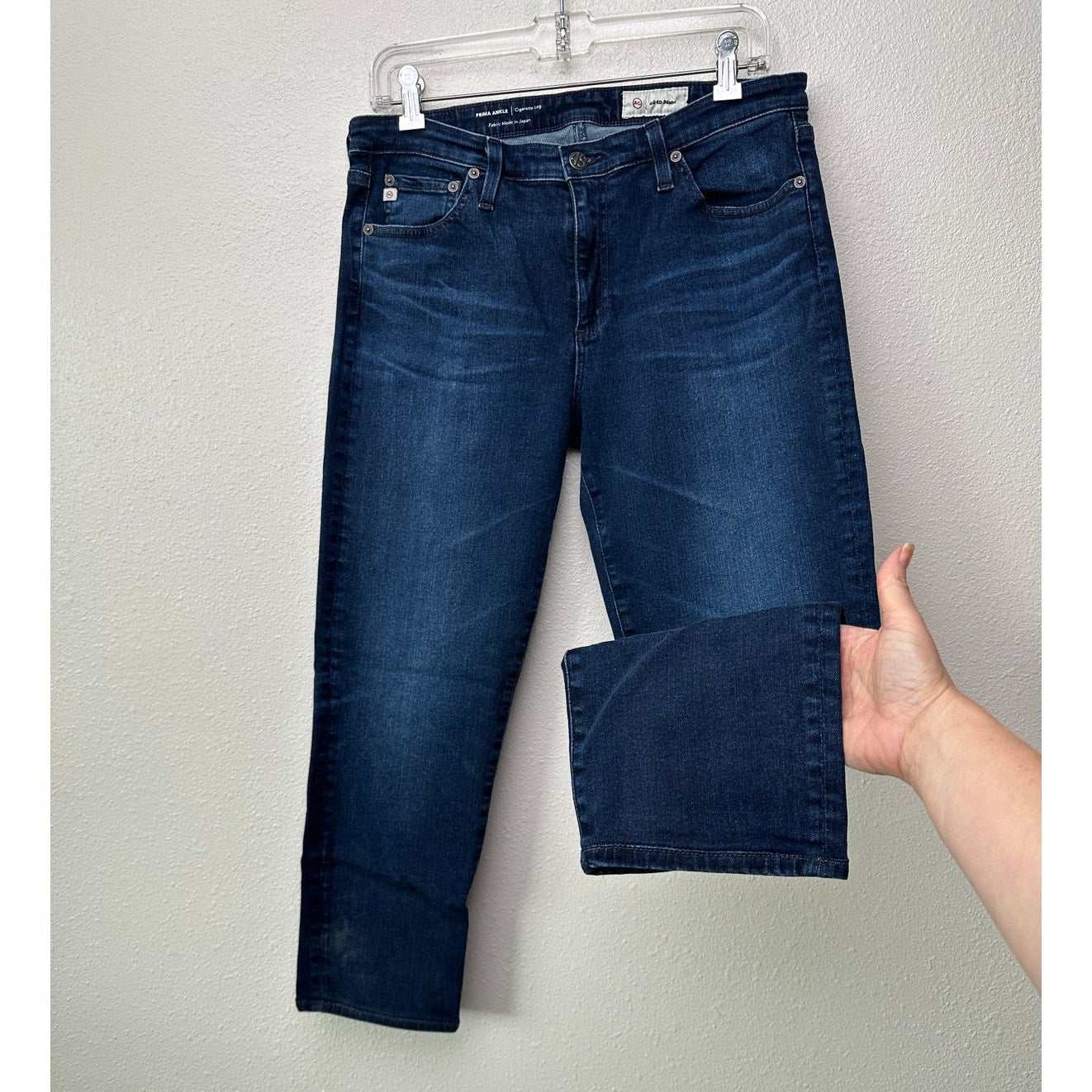 AG Jeans Prima Ankle Dark Wash Women’s US 31 Cigarette Leg