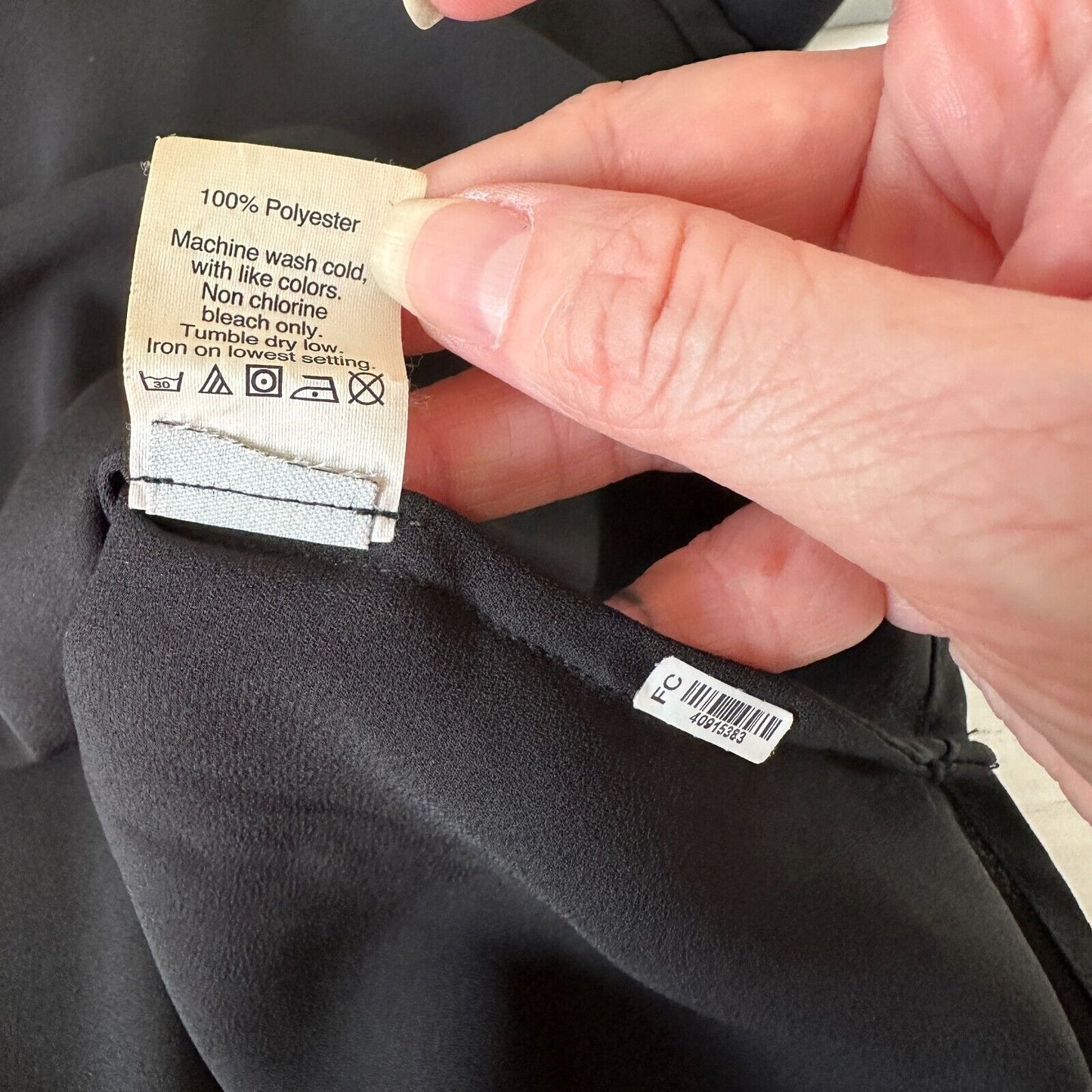 J. Crew Black Sleeveless Banded Neck and Sleeve Round Hem Side Slit Blouse 0