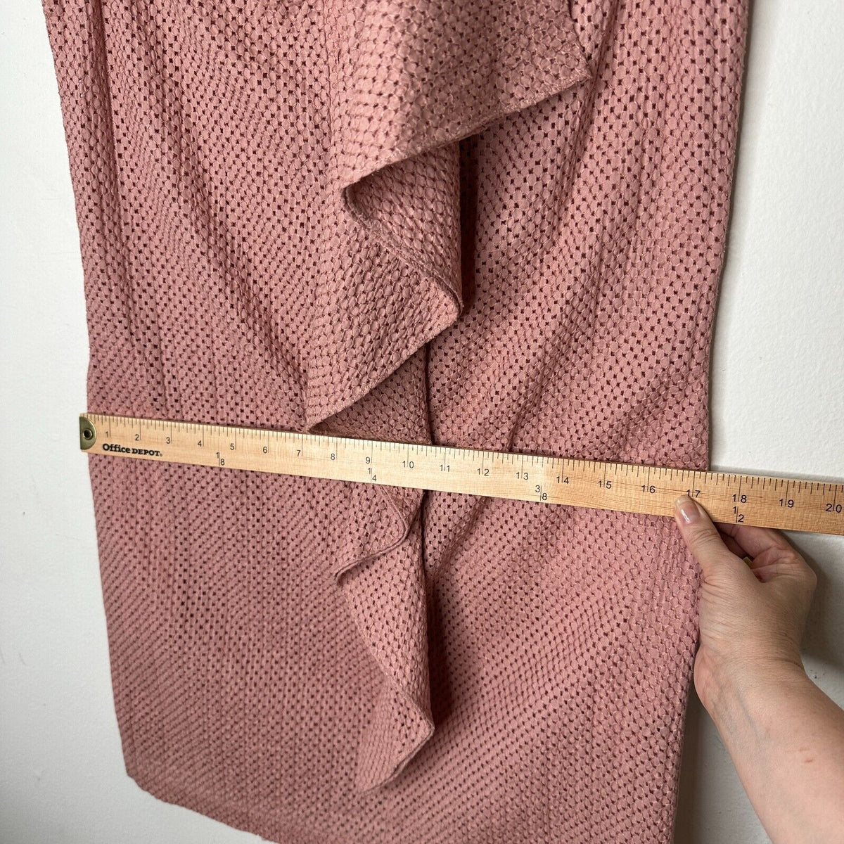 Marysia Mauve Pink Crystal Cove Eyelet Button Front Flowy Ruffle Mini Dress XS