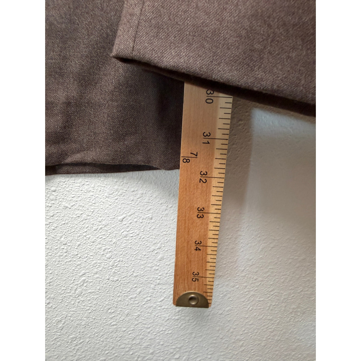 California Arts Brown Wool Pleated Trousers Men 34