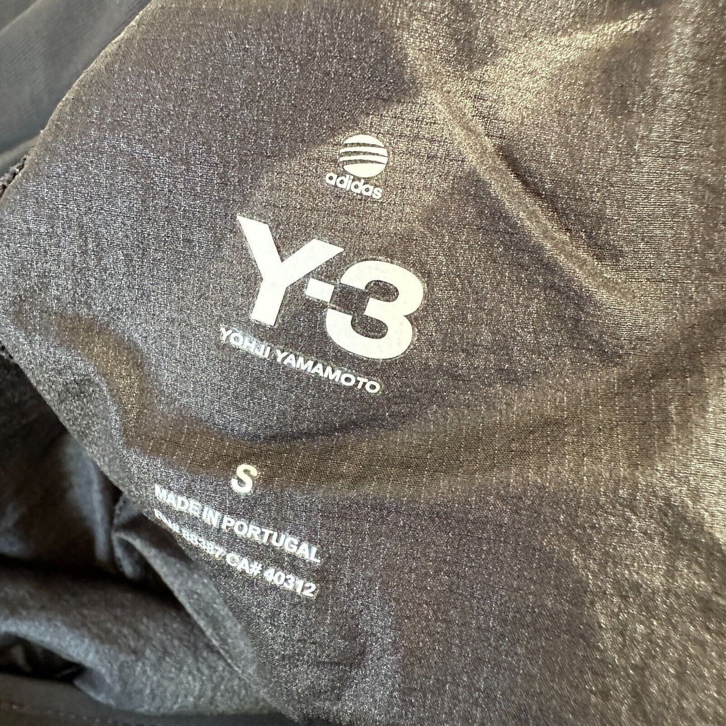 Adidas Y-3 Yohji Yamamoto Sport Spring Sheer Black Lightweight Tech Shorts S