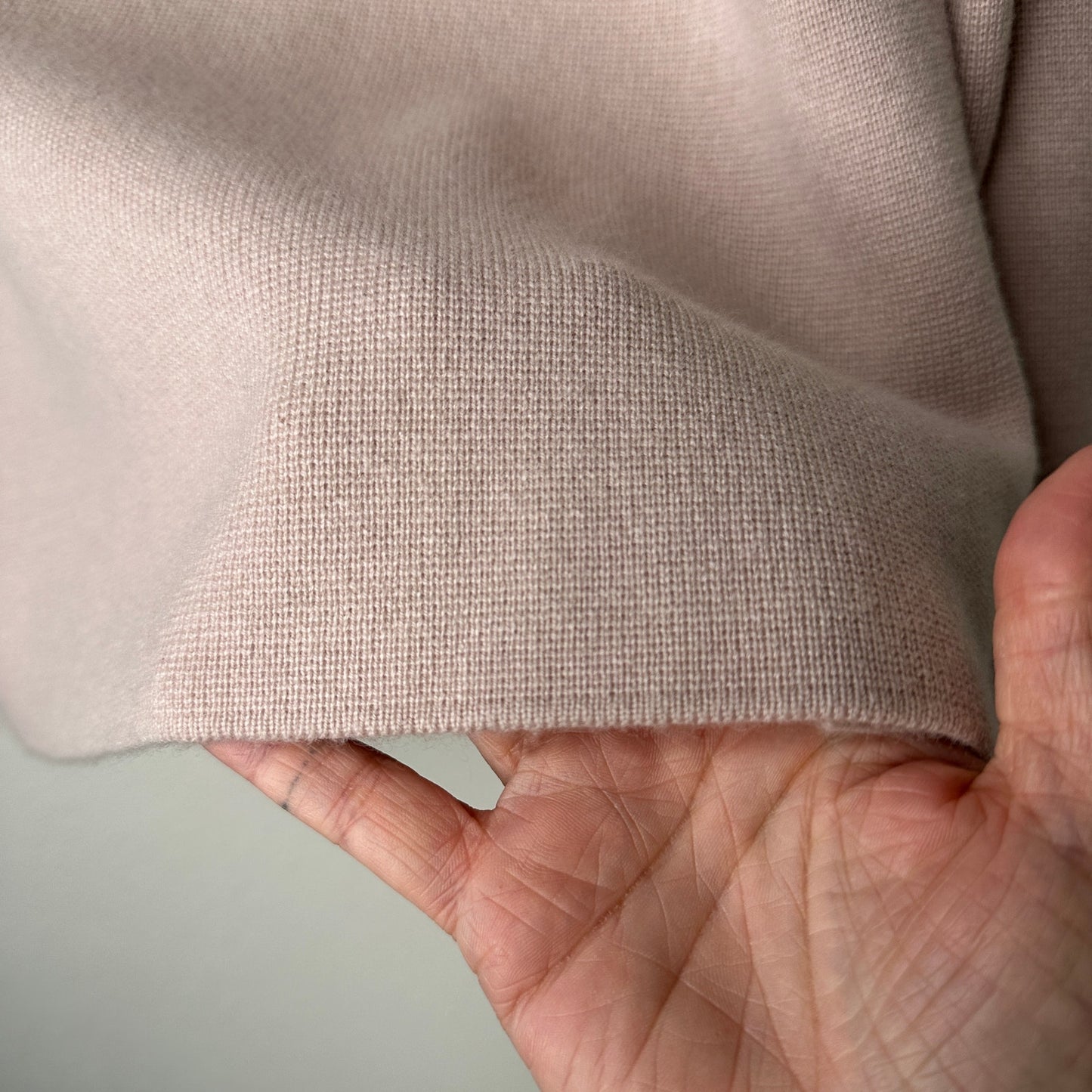 TSE Light Pink Magnetic Collared Cropped Cardigan Long Balloon Sleeves
