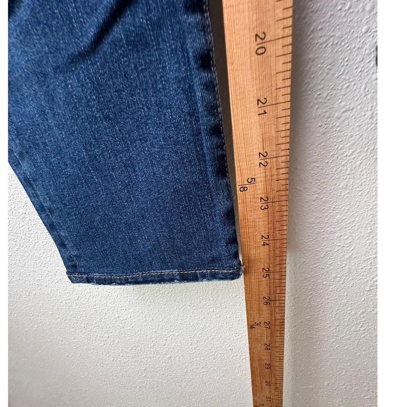 AG Adriano Goldschmied Prima Ankle Jeans Blue Cigarette Leg Sz 29