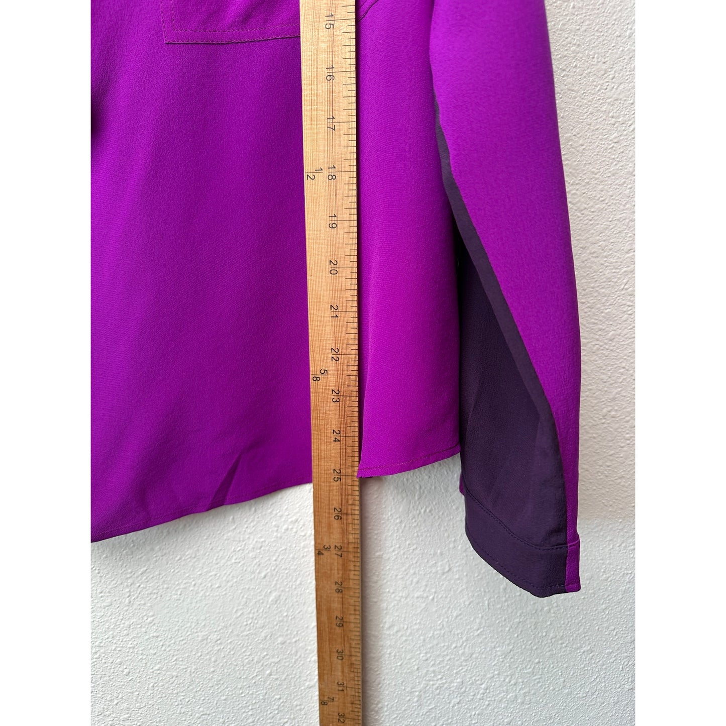 Stella McCartney Blouse Purple Women US10 100% Silk