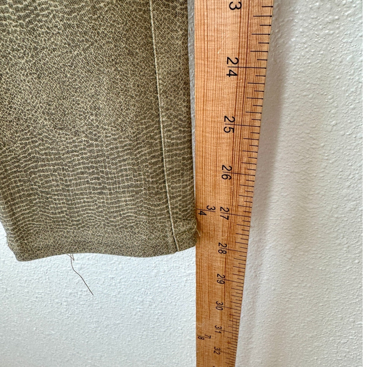 Caribbean Queen Muted Yellow Gray Snakeprint Front Zip Button Jeggings S