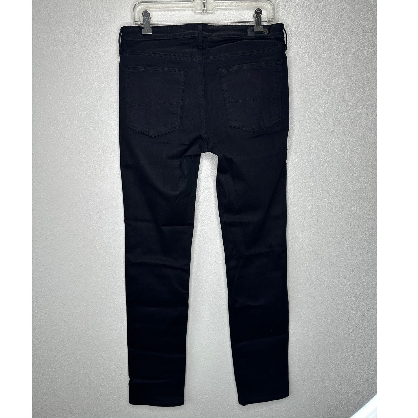 AG The Harper Essential Straight Leg Black Jeans 30R