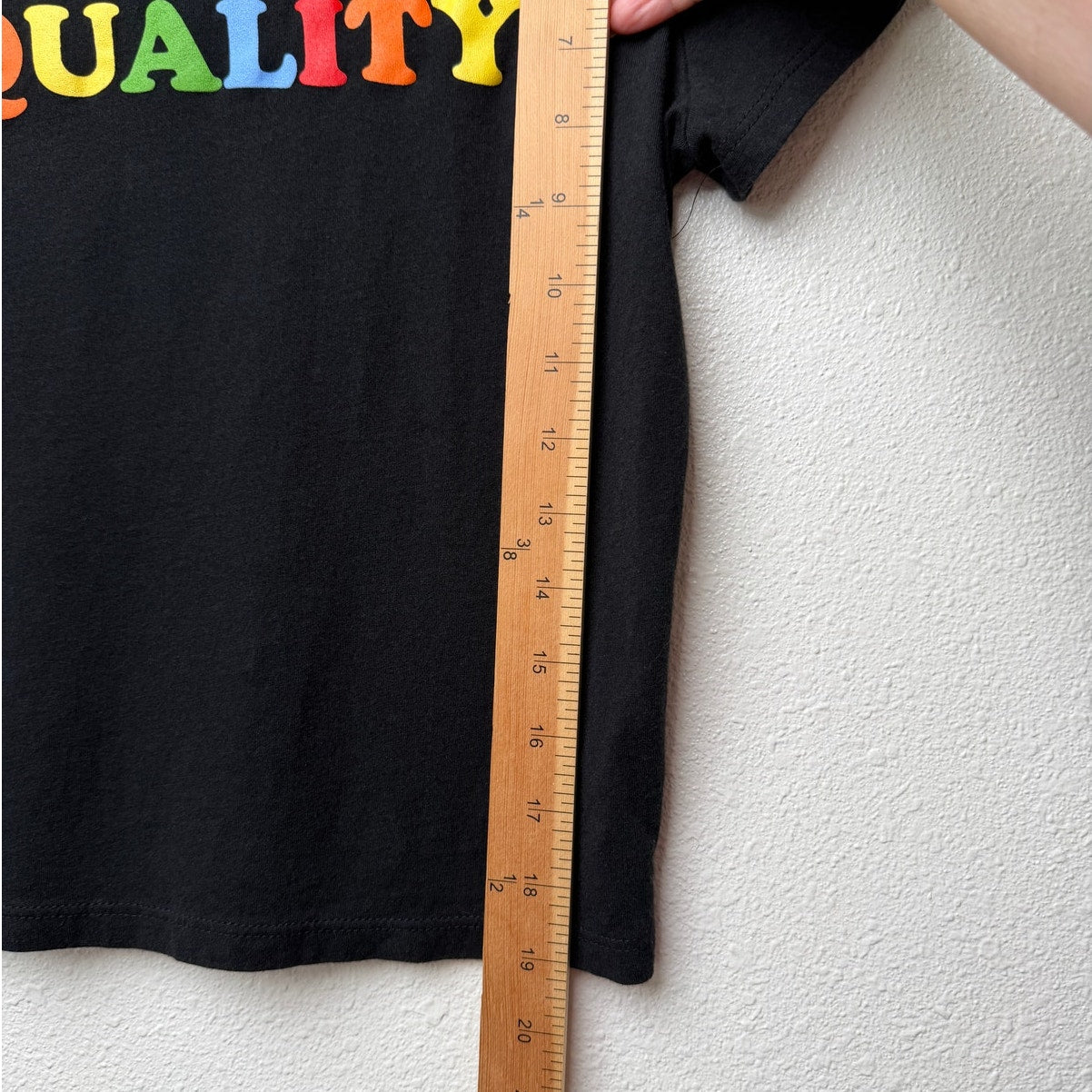 NWOT Fashion Nova Equality Graphic Crop Tee Black S