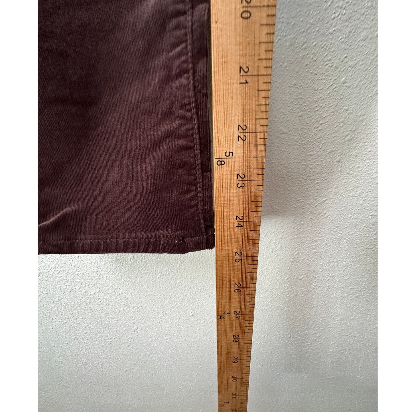 Adriano Goldschmied Prima Corduroy Cigarette Jeans Brown Women 29