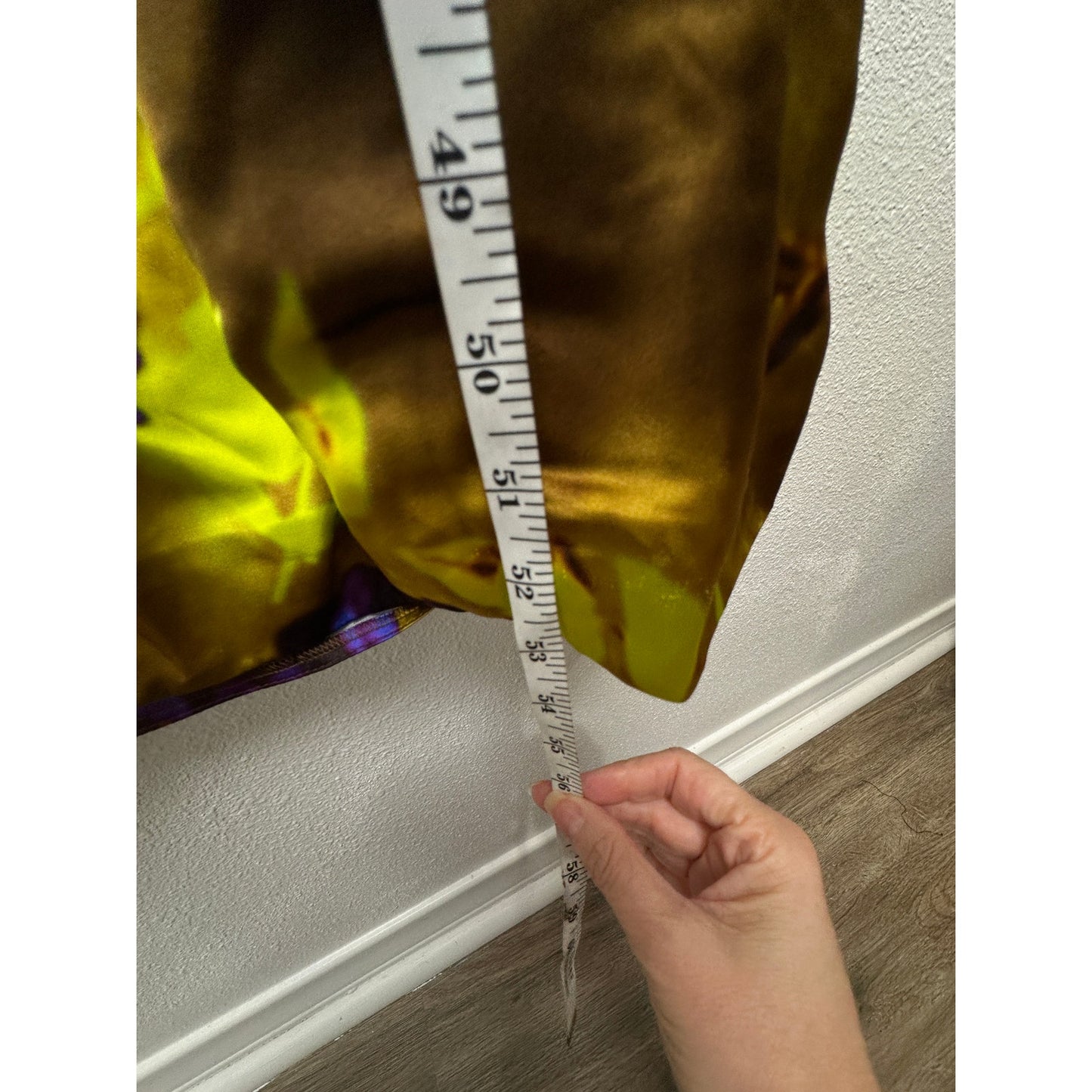 Dries Van Noten floral satin trench coat yellow women US 8 double-breasted