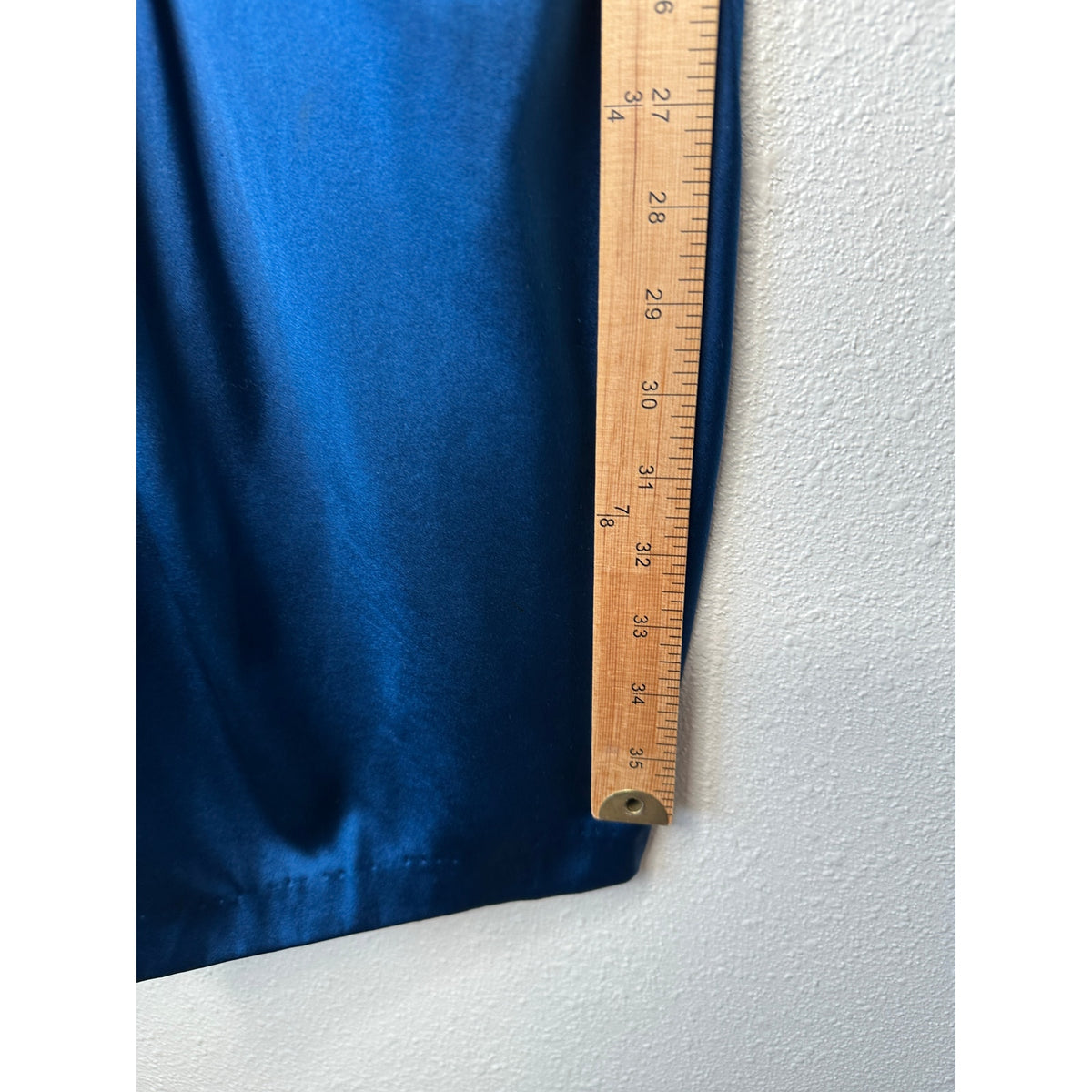 Suzi Chin Royal Blue Silk Lined Twist Front Sleeveless Mini Dress 4