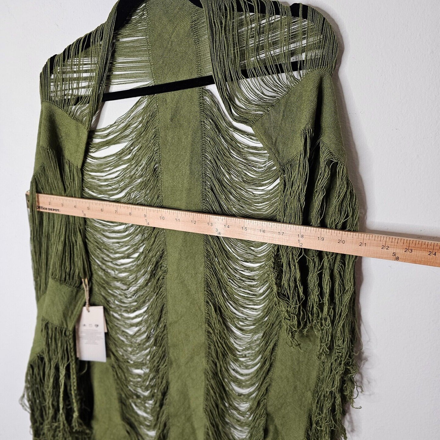 NWT Thrifts & Threads Olive Ahau Sarong Wrap Handmade 100% Organic Cotton OS