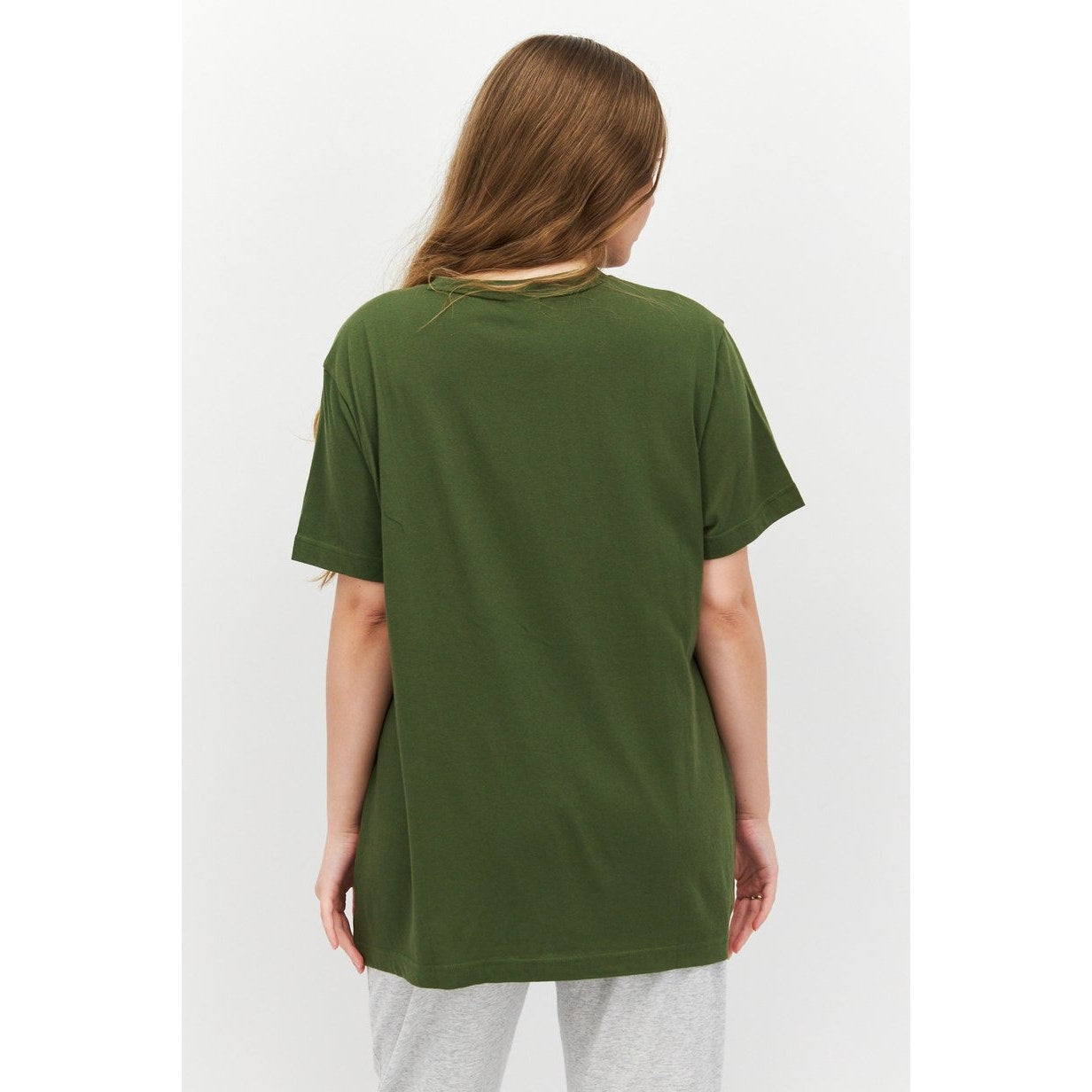 Adidas x Karlie Kloss Olive Oversize Side Slit Training Tshirt xs