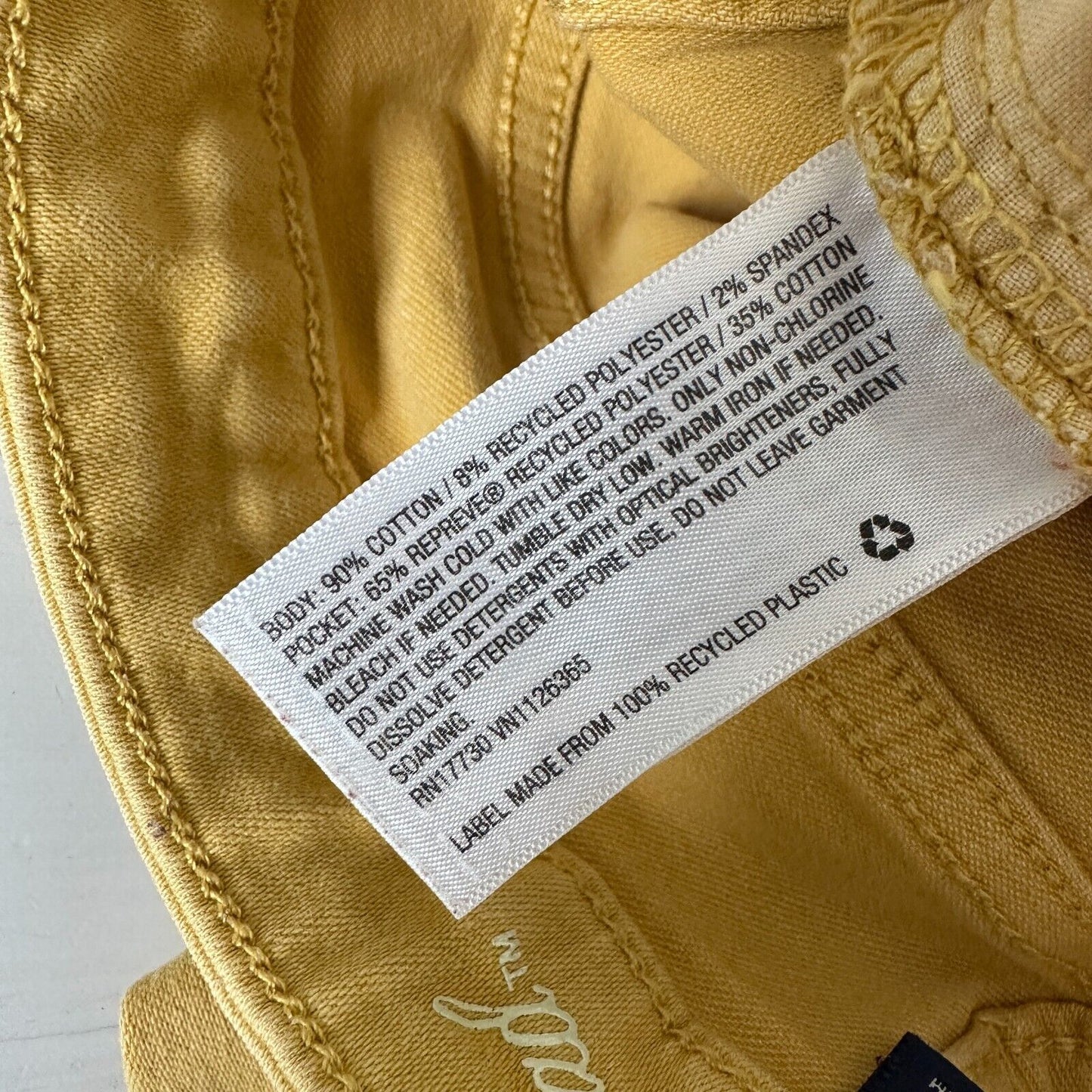 Universal Thread Mustard Yellow Button Fly Cut Off Raw Hem Jean Shorts 8 / 29