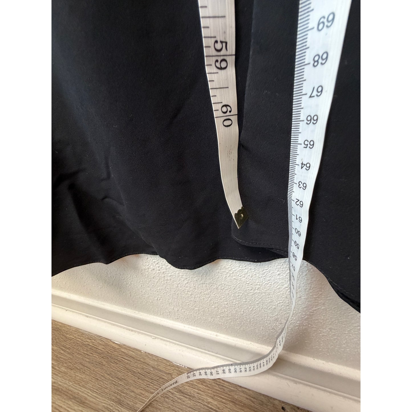 Malia Mills Black Silk Maxi Slip Dress Womens 4