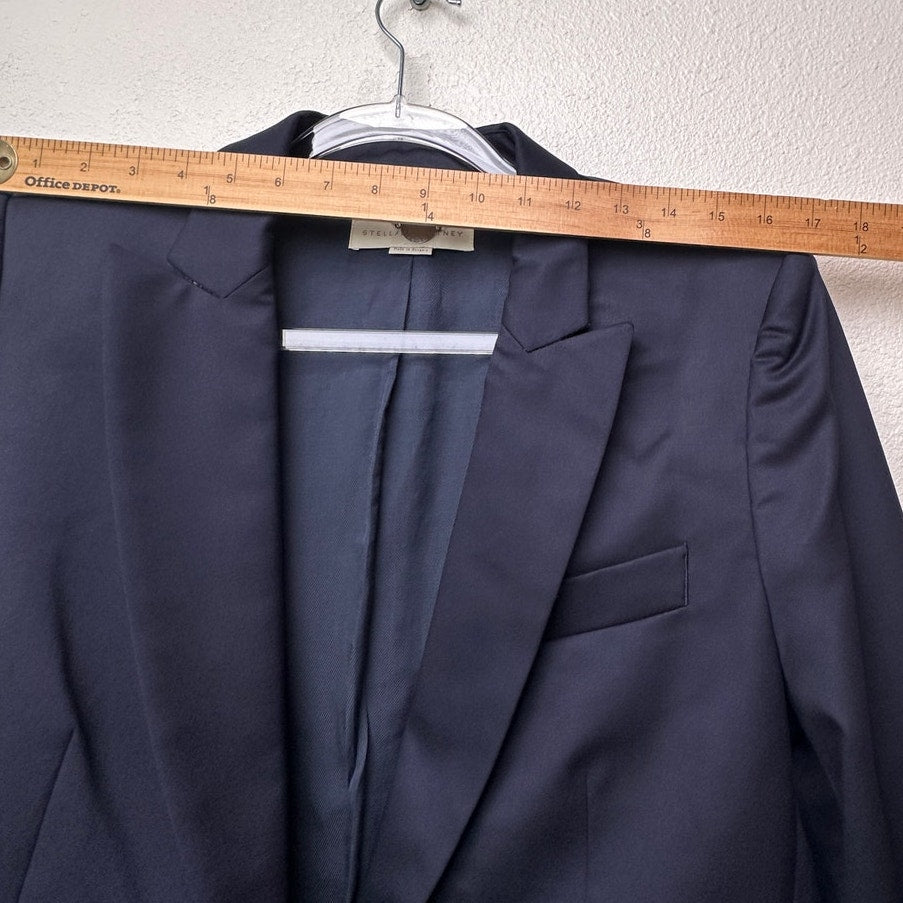 Stella McCartney Navy One-Button Blazer Women IT 46 (US 10)