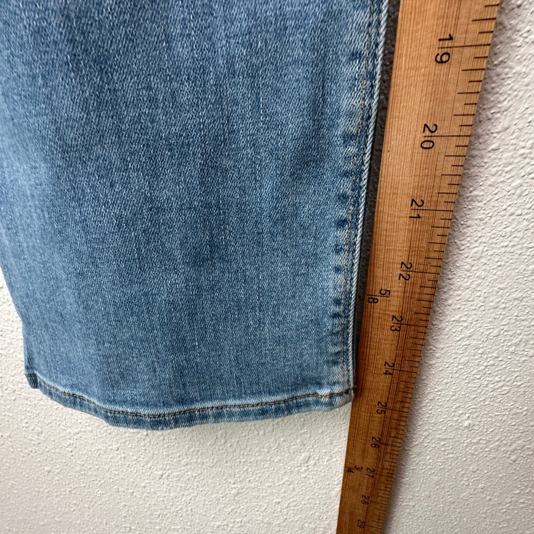 NWT Hudson Barbara High Waist Crop Straight Jeans Blue Women’s 33