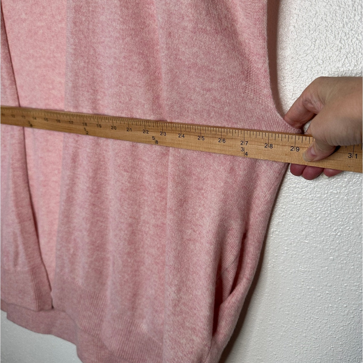 NWT Sablyn Peony Pink Rooney Shawl 100% Cashmere Open Front Sweater Vest S