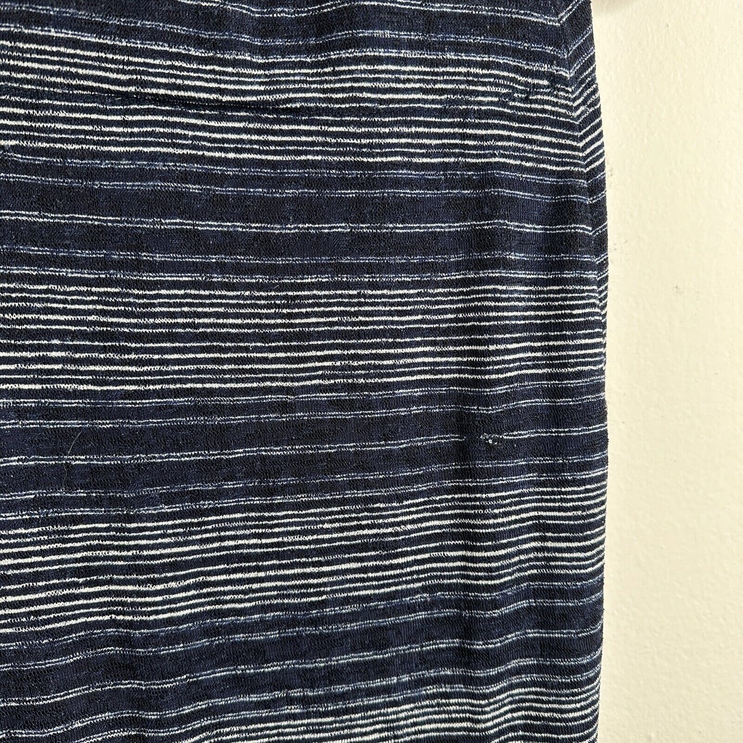 Anthropologie Maeve Plata Aztec Stripes Knit Midi Blue White & Peach XS