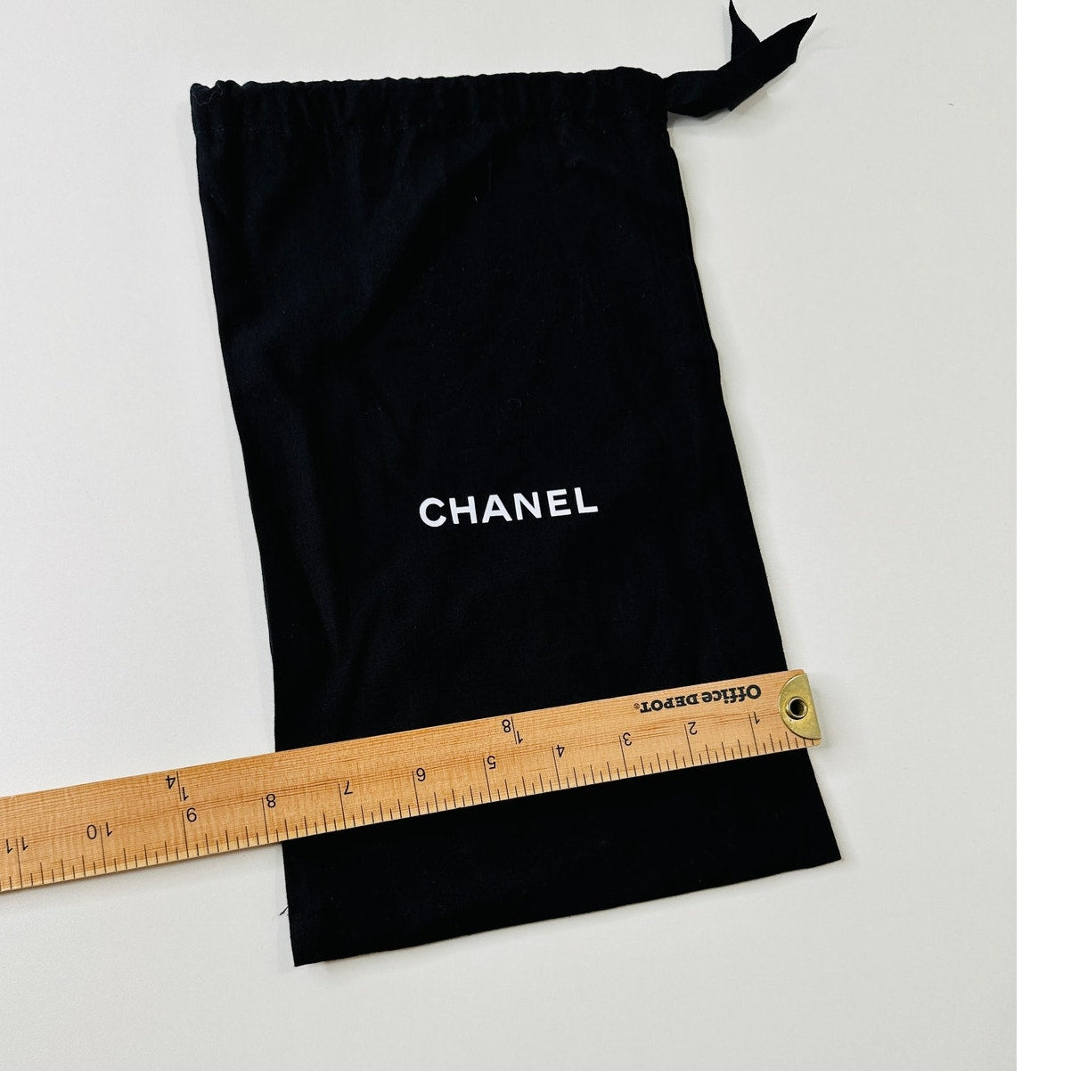 Chanel Black Dust Cover Cloth Gift Bag 8 x 13"