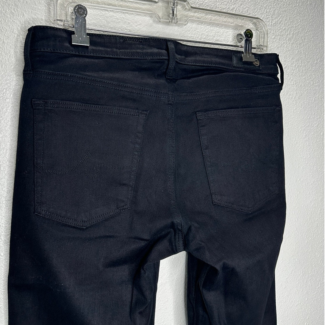 AG The Harper Essential Straight Leg Black Jeans 30R