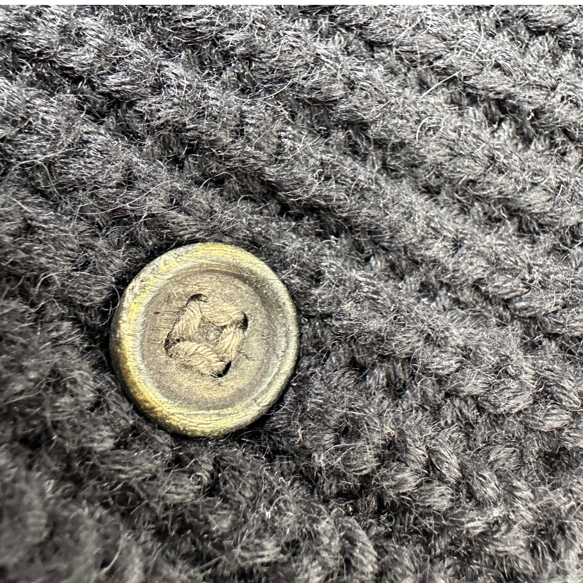 Ugg Black Cardy Classic Knitted Sweater Tall Foldover Button Boot 7