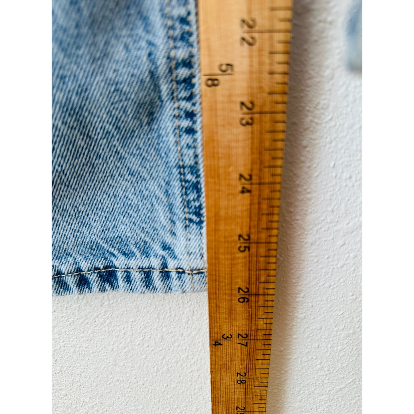 Topshop High-Waist Mom Jeans Blue Women’s W28 L30 Distressed Ripped