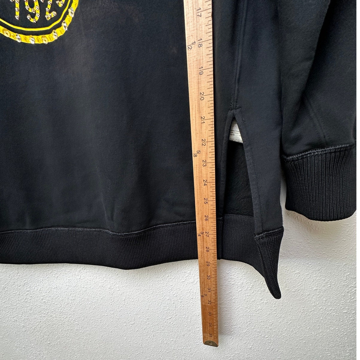 Fendi Black Roma 1925 Logo Crewneck Sweatshirt Women’s L