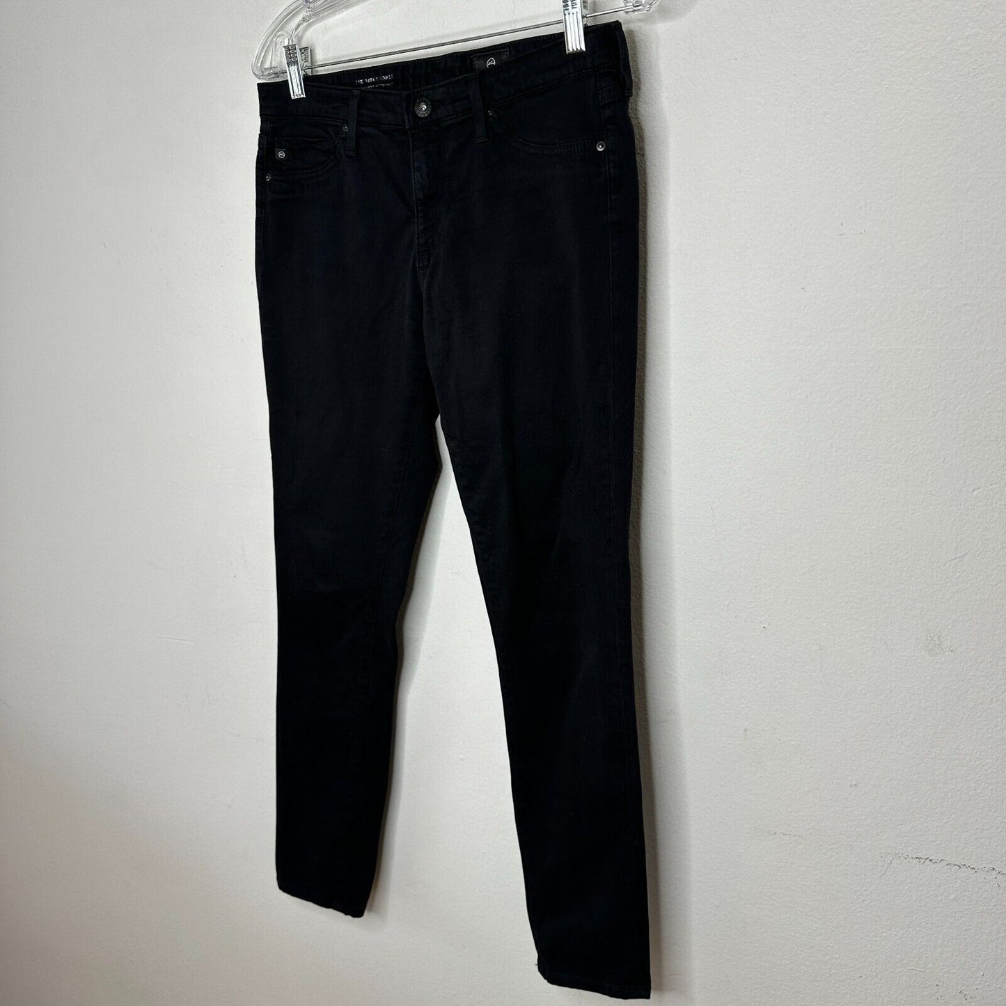 Adriano Goldschmeid Black The Abbey Ankle Mid Rise Super Skinny Ankle Jeans 27