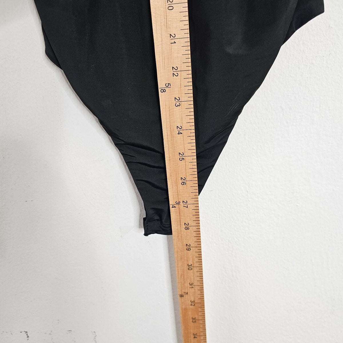 CQ by CQ Sexy Black Square Neck Low Back Zip Bodysuit Medium