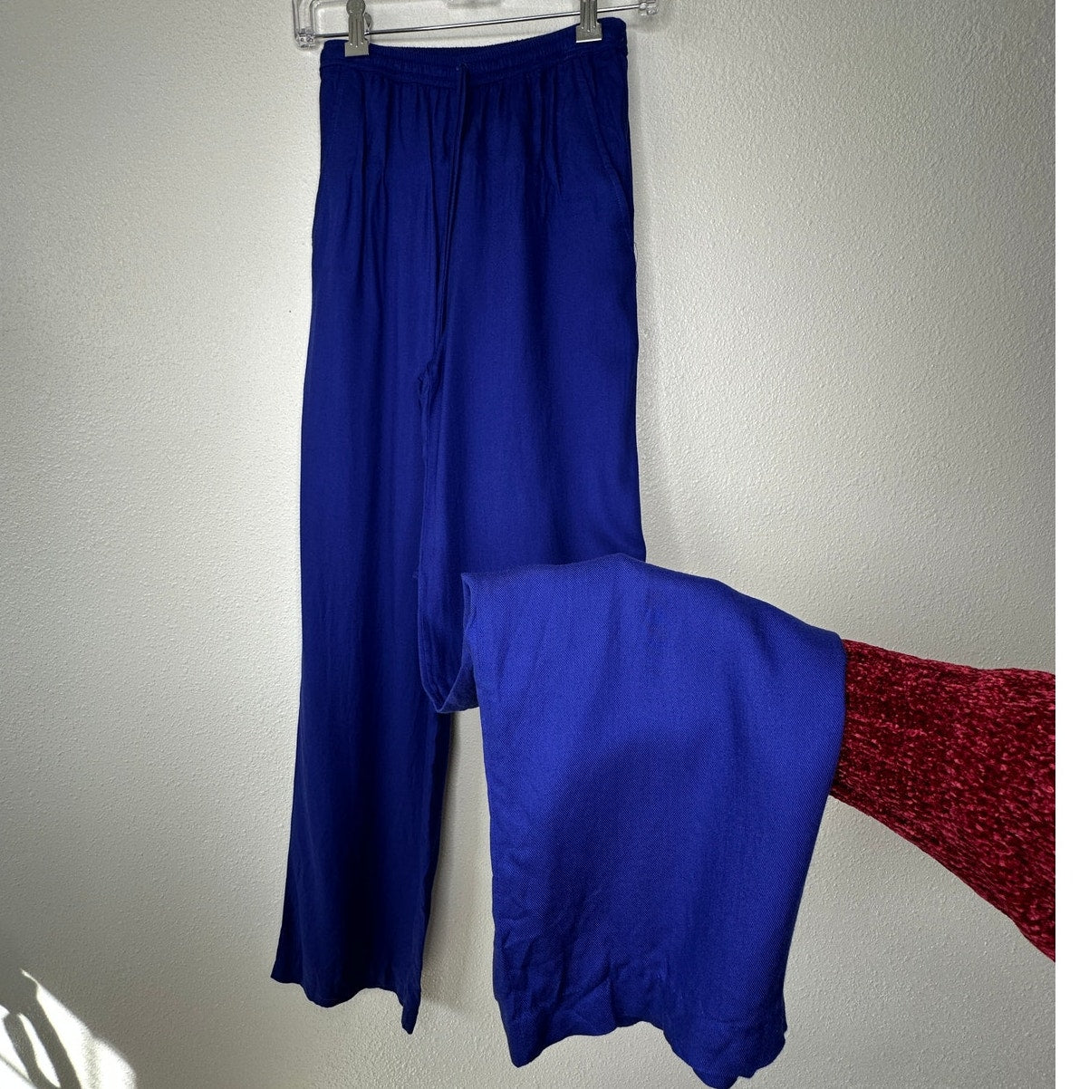 Twelfth Street Royal Blue Palazzo Wide Leg Pants w/ Pockets S