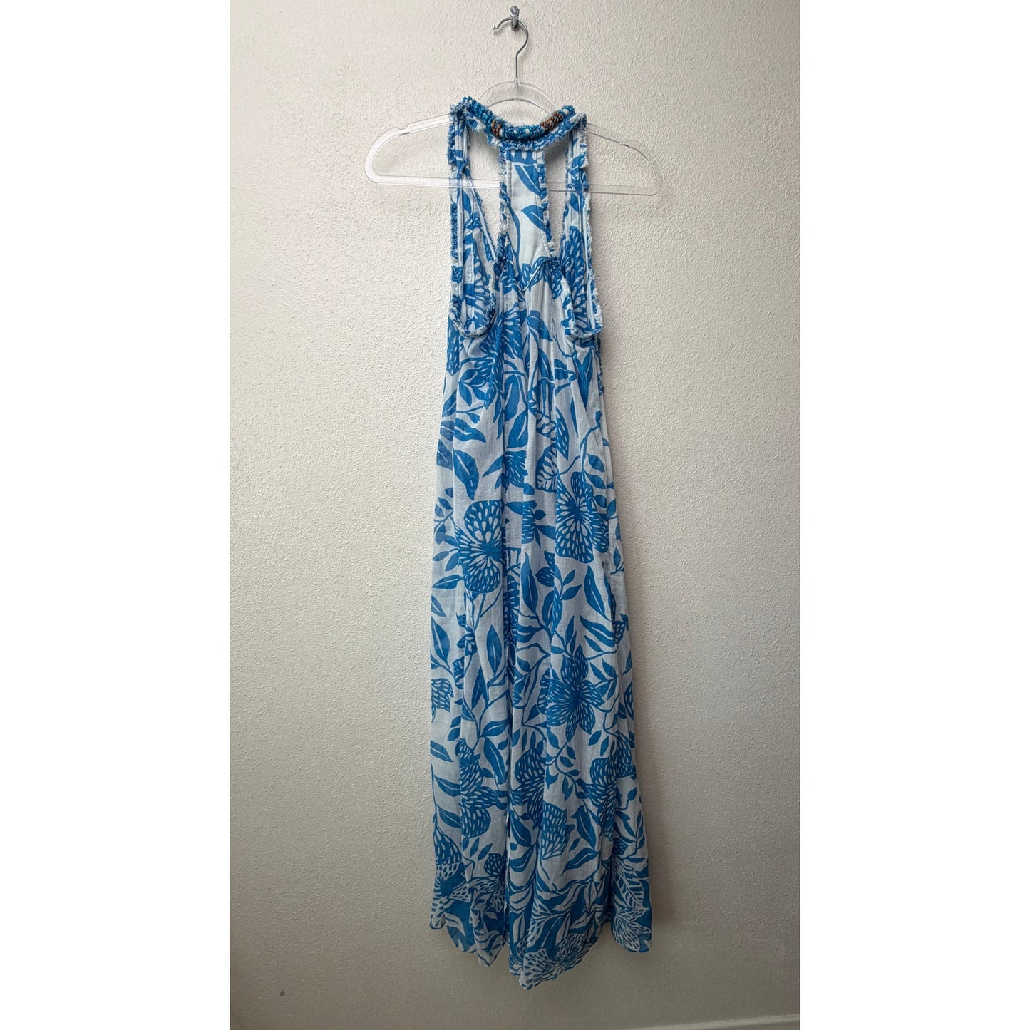 NWT Poupette St Barth Blue Womens S Maxi Dress