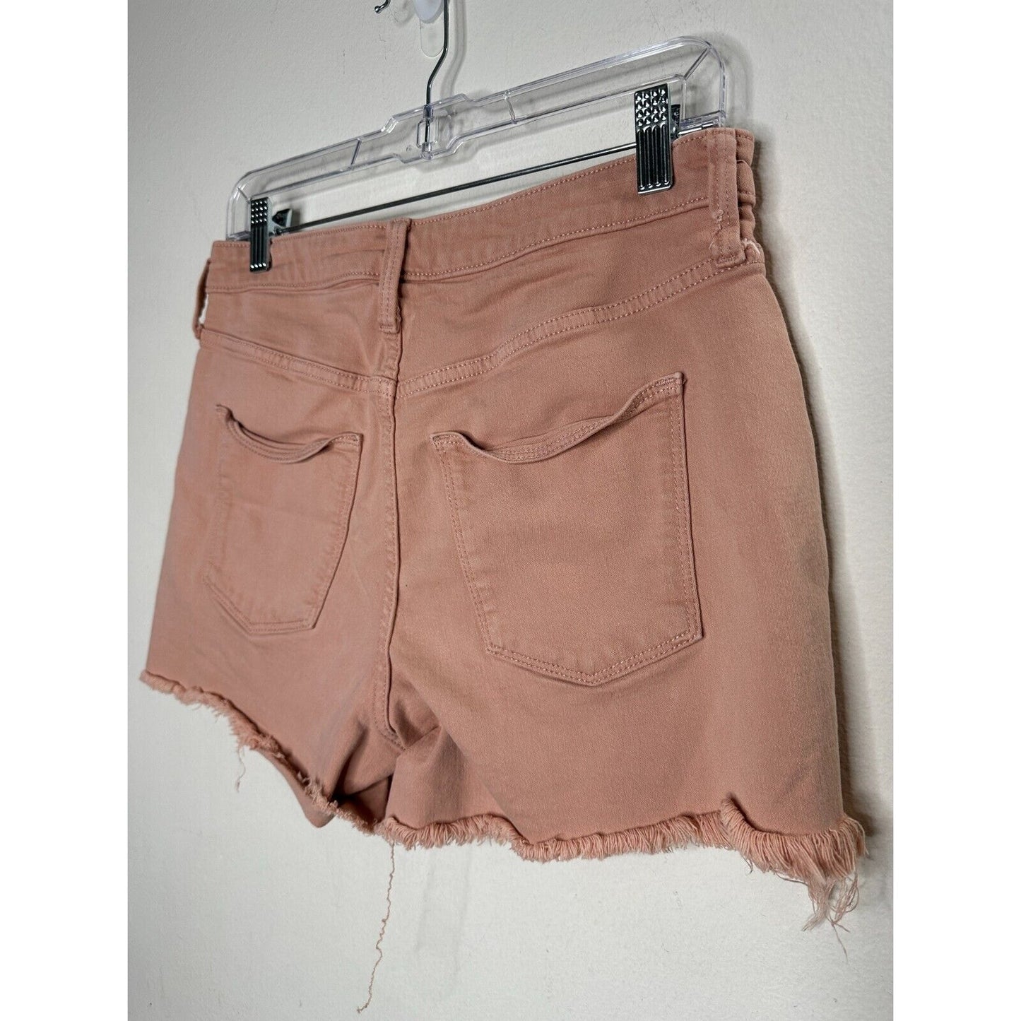 Universal Thread Peach High Rise Cut Off Raw Hem Jean Denim Shorts 8 / 29