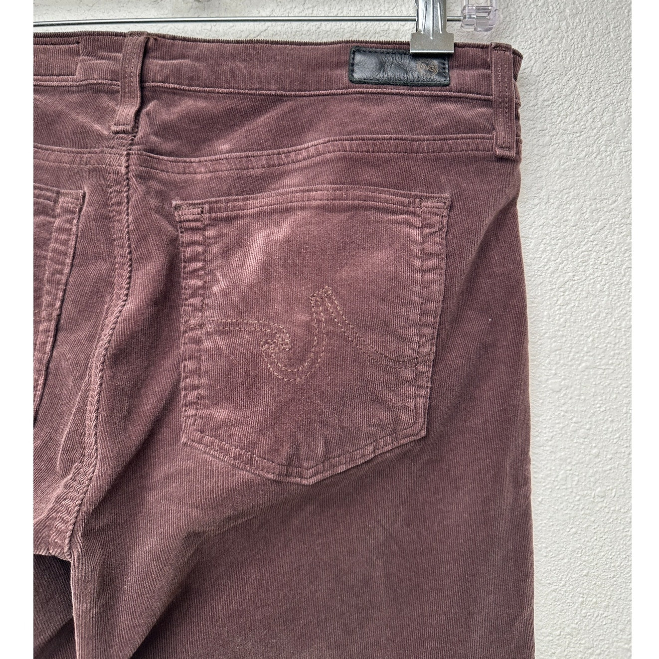 Adriano Goldschmied Prima Corduroy Cigarette Jeans Brown Women 29