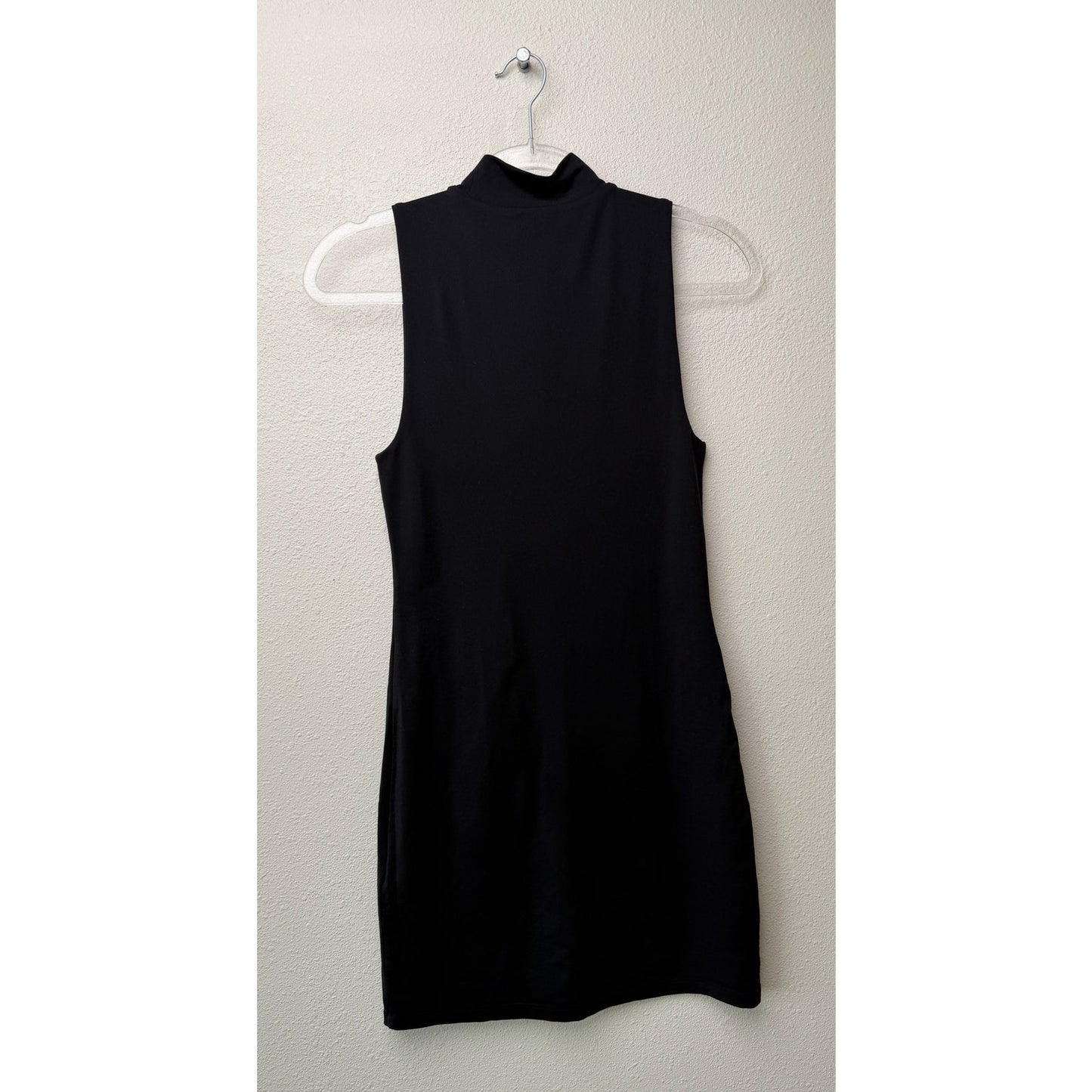 Babaton Aritzia Black Mock Neck Bodycon Dress Womens M